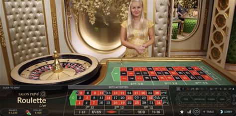 Live Salon Prive Roulette .